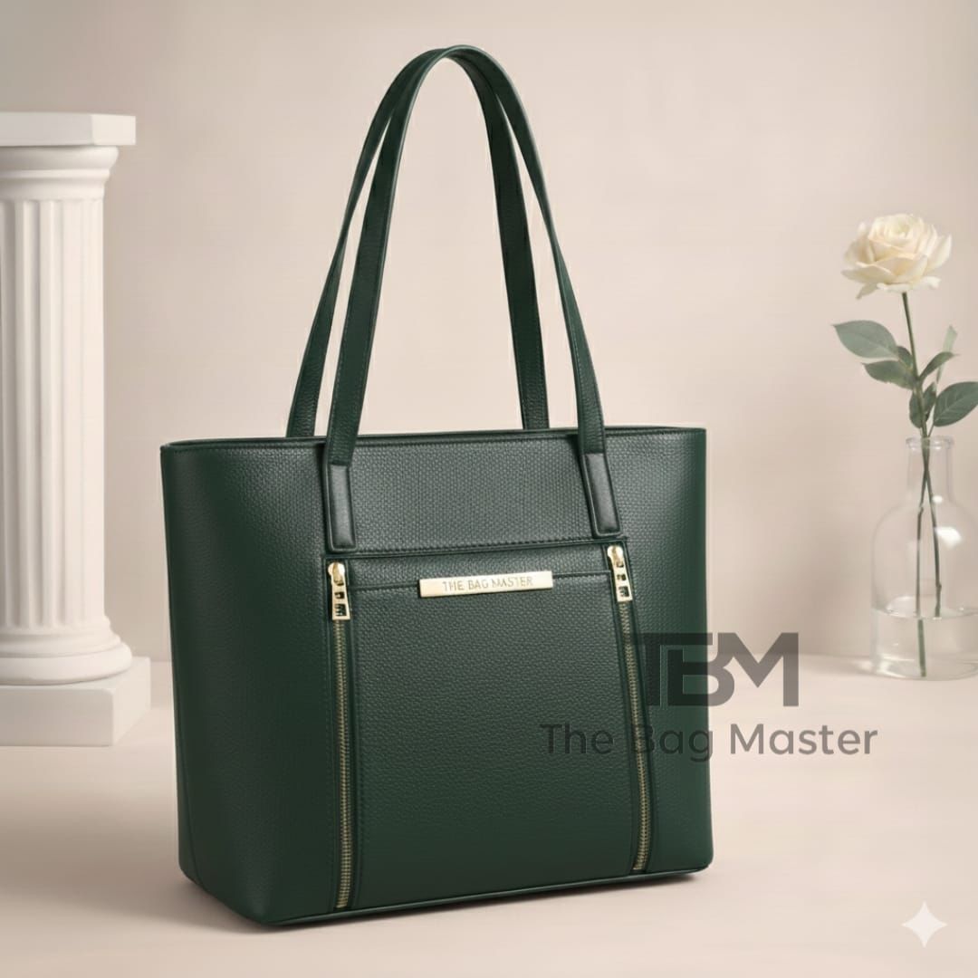 Classic Shoulder Bag Emerald Green