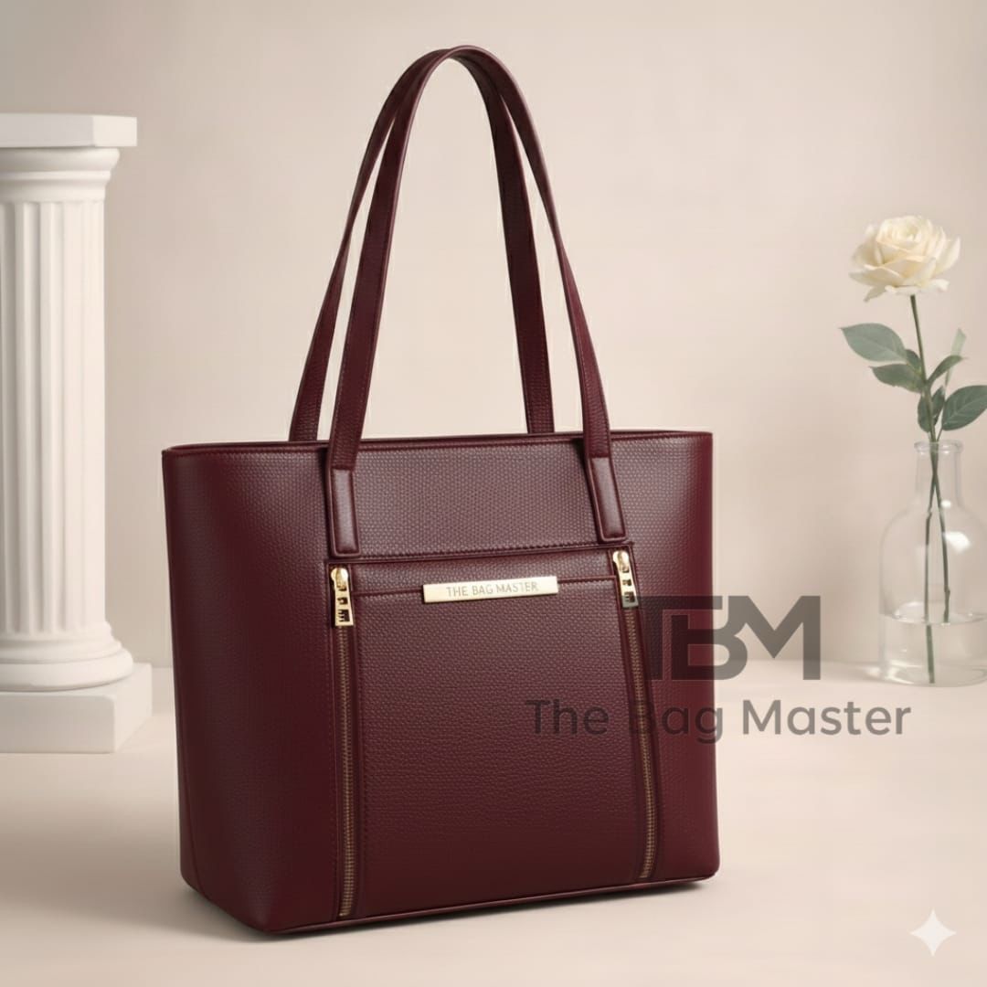 Classic Shoulder Bag Burgundy