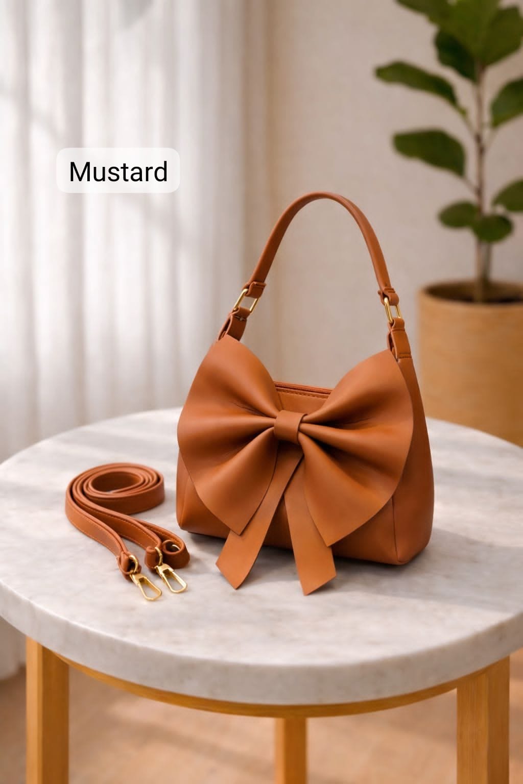Fleur Bow Handbag for Women in Pakistan | PU Leather – Me Daniyal
