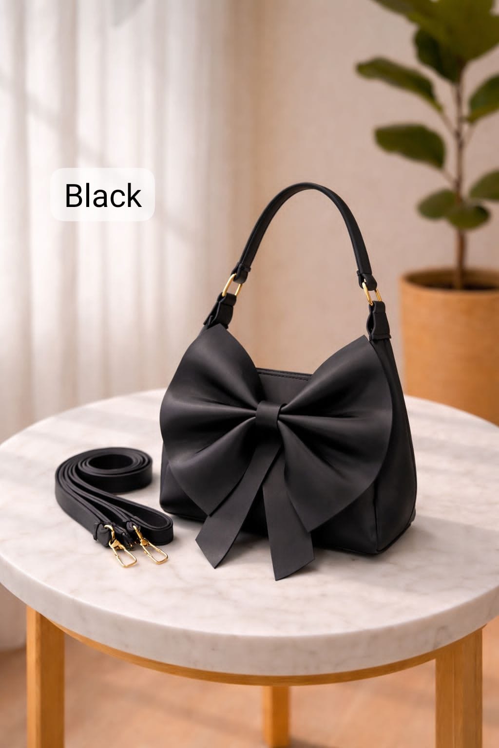 Fleur Bow Handbag for Women in Pakistan | PU Leather – Me Daniyal