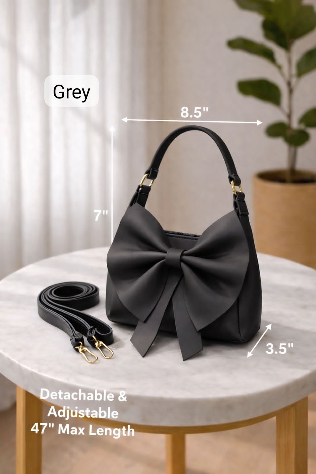 Fleur Bow Handbag for Women in Pakistan | PU Leather – Me Daniyal