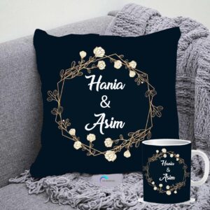 Customize Pillow & Mug Pack Of 2